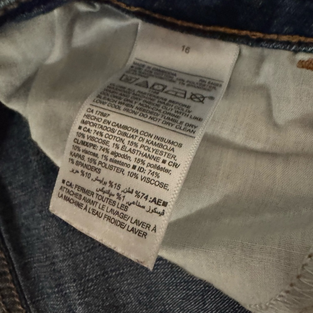 Old Navy Women’s Mid Rise Super Skinny Denim Jeans Size 16 - Picture 3 of 4